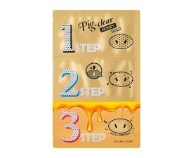 Pig Nose Clear Blackhead 3-Step Kit (Honey Gold)