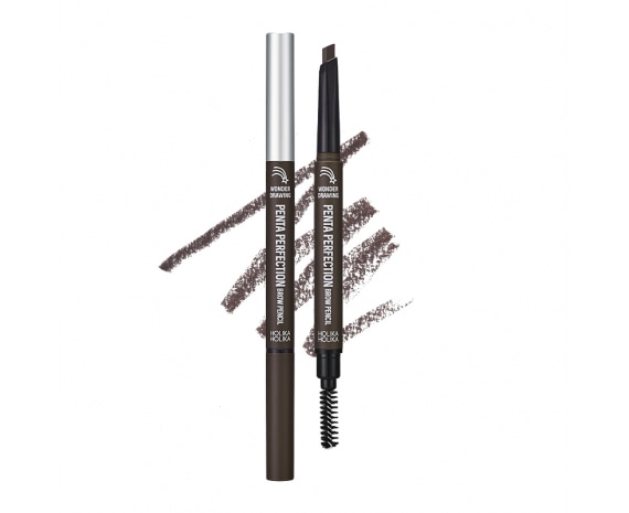 Карандаш для бровей Wonder Drawing Penta Perfection Brow Pencil 01 Dark Brown