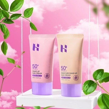 Moisture Make Up Sun Cream SPF50+ (Dewy Tone Up) (4965)