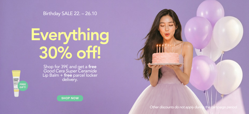 HOLIKA HOLIKA birthday SALE 22.-26.10 30% off